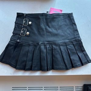 Size small leather skirt